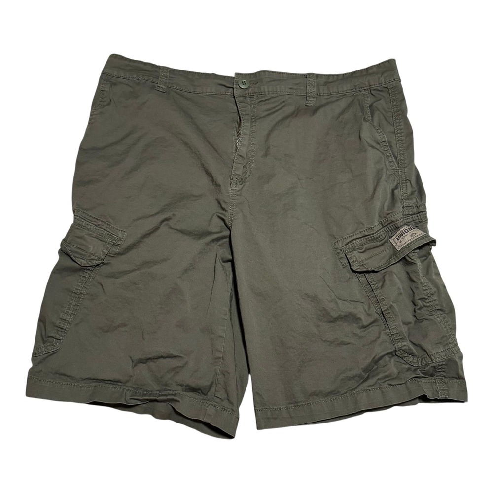 Union Bay Green‎ Baggy Cotton Blend Utility Cargo Shorts Men's 40 (Fits 41)